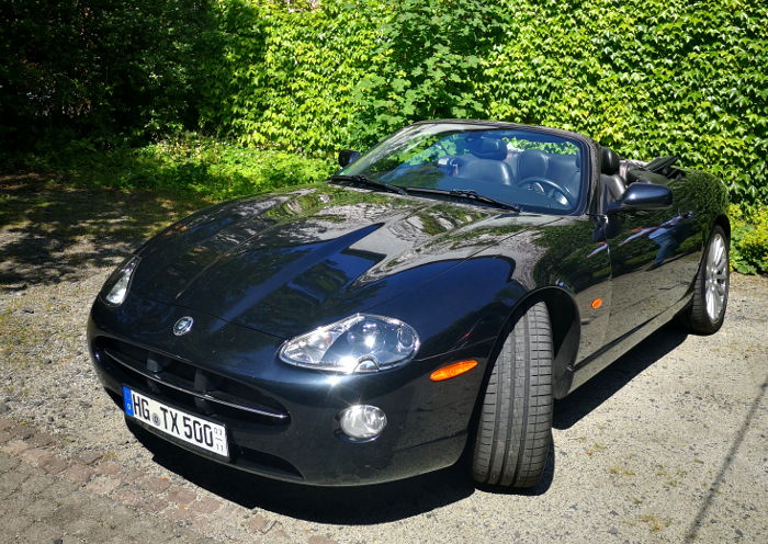 Jaguar Cabrio XK8, Hotel Kurhaus Ochs, Schmitten, Taunus